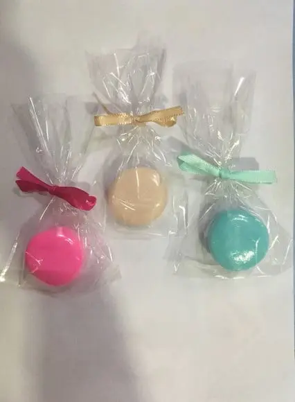 Sabonete Macaron no Saquinho Celofane