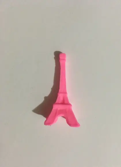 Sabonete Mini Torre Eiffel + 2 Letras no Tule Com.tag