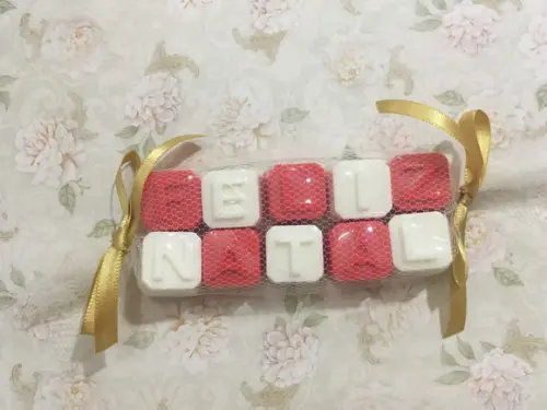 Sabonete Nome com 6 Letras no Tule