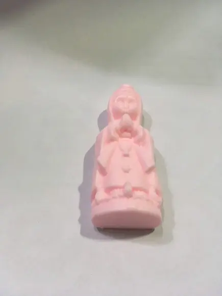 Sabonete Nosss Senhora de Fátima (7,5 Cm) no Tule com Tag