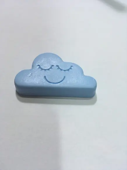 Sabonete Nuvem no Tule com Tag (6,5 Cm) /