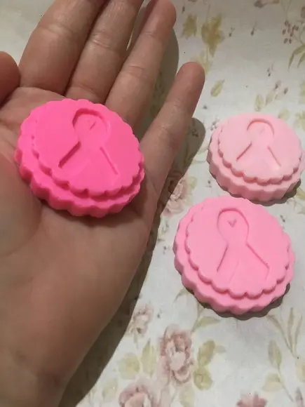Sabonete Outubro Rosa /