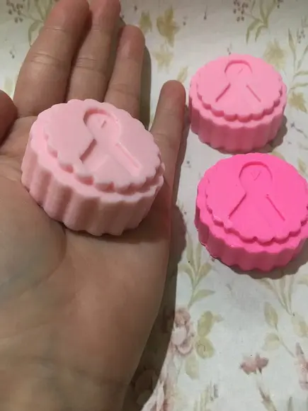 Sabonete Outubro Rosa /
