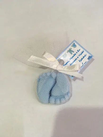 Sabonete Pé Pezinho Chá de Bebê Chá de Fraldas - Unidade ~