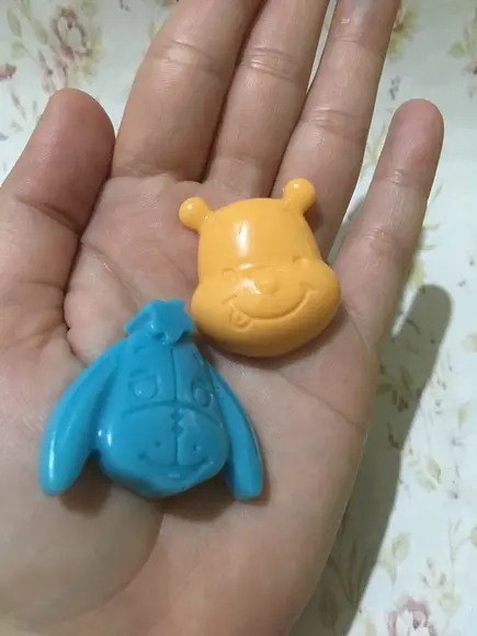 Sabonete Ursinho Pooh e Personagens no Tule com Tag
