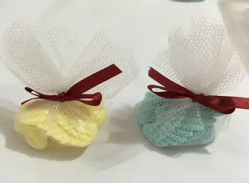 Sabonetes Bebê Anjo no Tule /