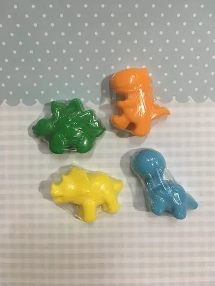 Sabonetes Dinossauros no Tule com Tag /