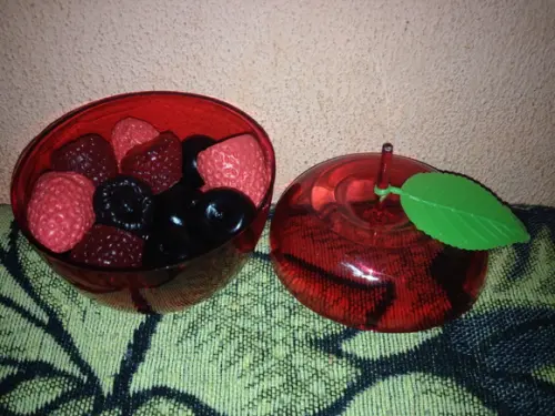Sabonetes Frutas Vermelhas na Maçã