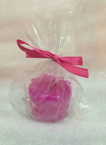 Vela Perfumada Tubo de Flores