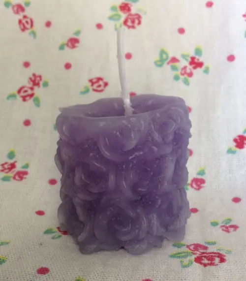 Vela Perfumada Tubo de Flores