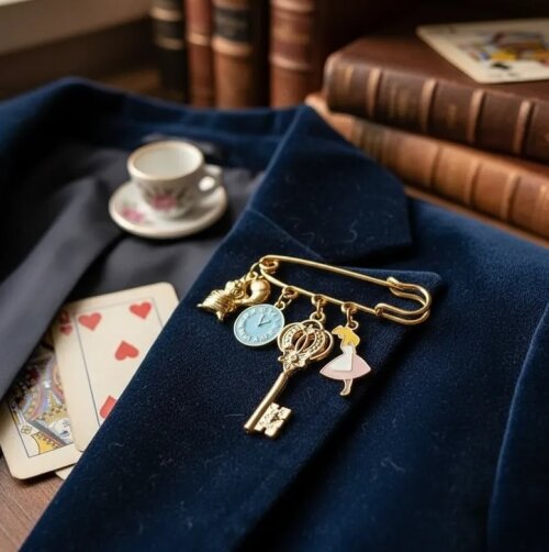 Broche Temático Alice No País Das Maravilhas, Modelo 05