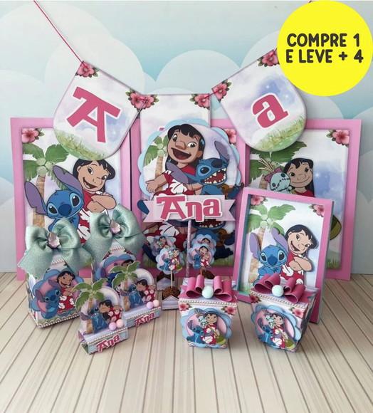 Arquivo de Corte Festa Pronta Lilo e Stitch 27