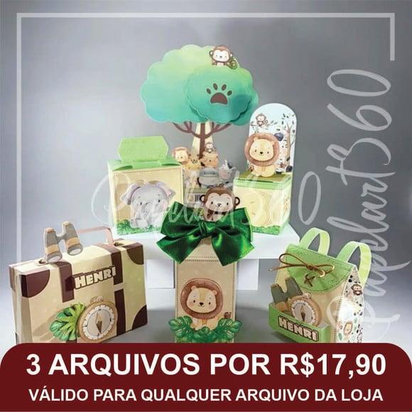 Arquivo de Corte Safari Aquarela