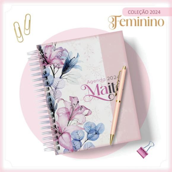 Arquivo Digital Agenda 2024 Floral Clean