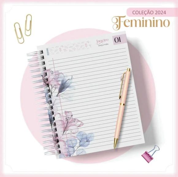 Arquivo Digital Agenda 2024 Floral Clean