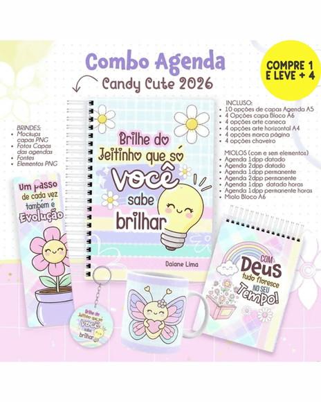 Arquivo Digital Agenda Candy Cute 2026