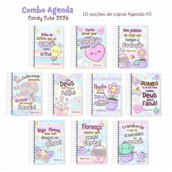 Arquivo Digital Agenda Candy Cute 2026