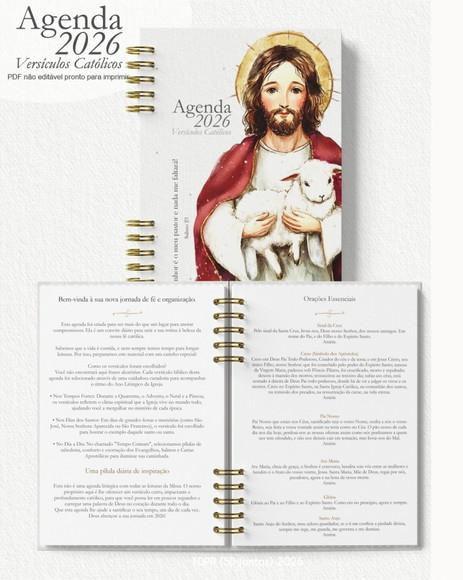 Arquivo Digital Agenda com Versículos Católicos 2026