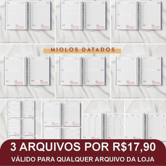 Arquivo Digital Agendamentos 2025 Datado e Permanentes