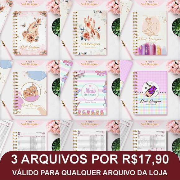 Arquivo Digital Agendas e Agendamentos Nail Designer 2025