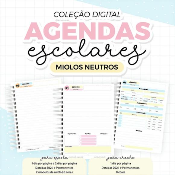 Arquivo Digital Agendas Escolares Neutras 2024