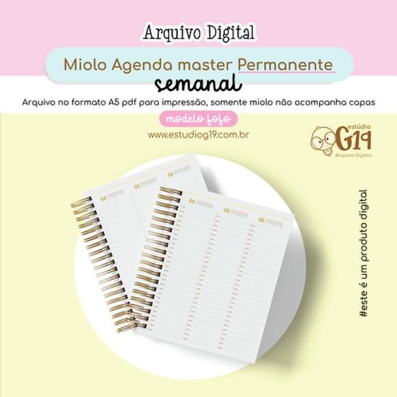 Arquivo Digital Agendas Permanente e Master Semanal