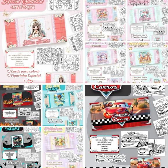 Arquivo Digital Big Cards para Colorir