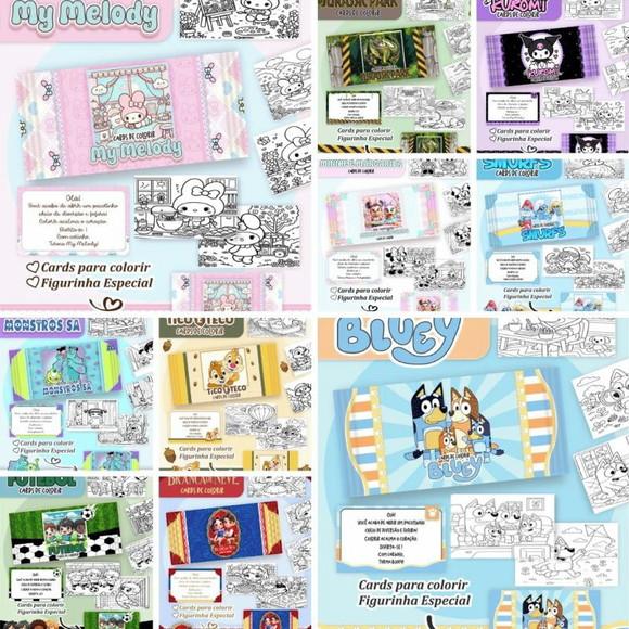 Arquivo Digital Big Cards para Colorir