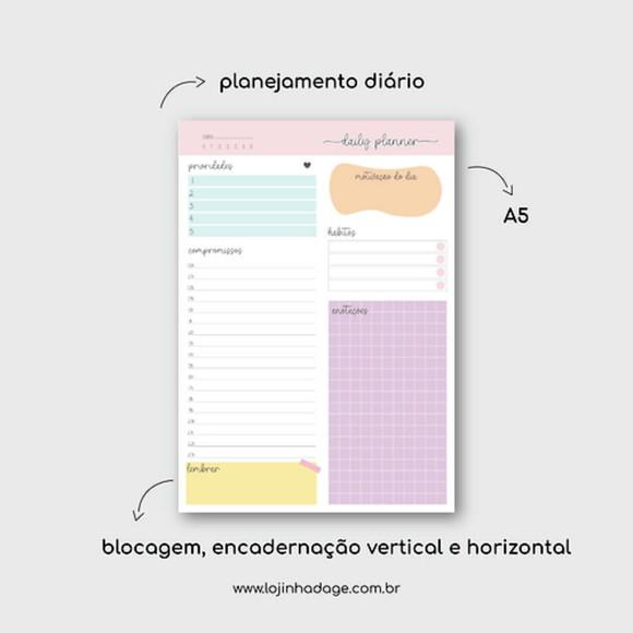 Arquivo Digital Blocos de Planejamento e Anotações
