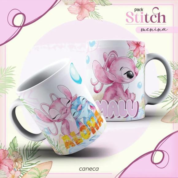 Arquivo Digital Caderneta de Saúde Stitch Menina