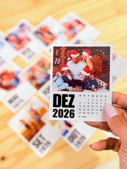 Arquivo Digital Calendário Polaroid 2026