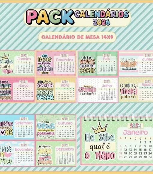 Arquivo Digital Calendários 2026