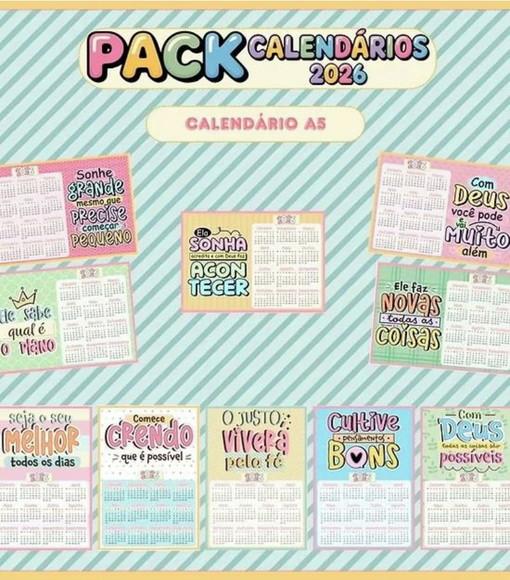 Arquivo Digital Calendários 2026