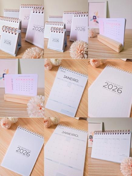 Arquivo Digital Calendários de Mesa 2026