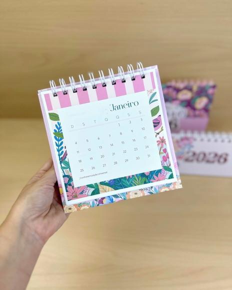 Arquivo Digital Calendários de Mesa Pássaros 2026