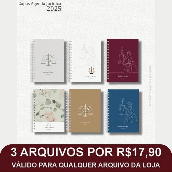 Arquivo Digital Capas A5 Agenda Jurídica 2025