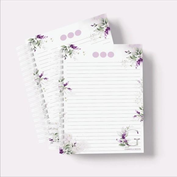 Arquivo Digital Capas Alfabeto Lavanda