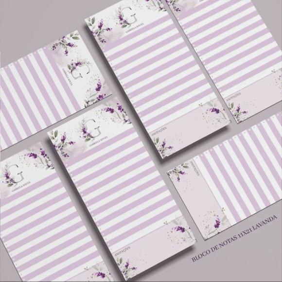 Arquivo Digital Capas Alfabeto Lavanda