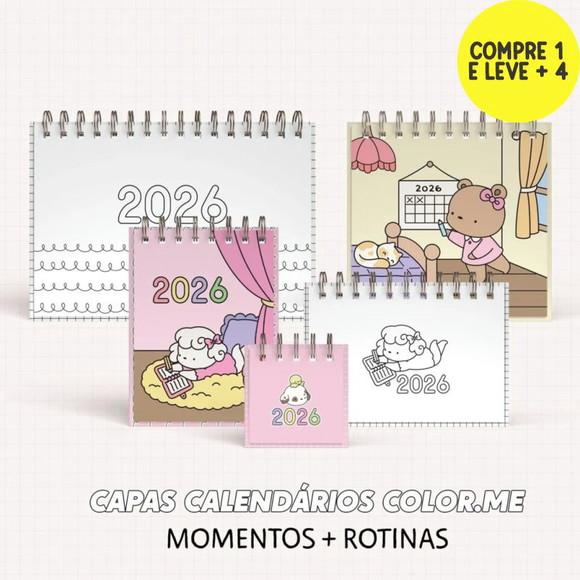 Arquivo Digital Capas e Ilustrações Calendário Colorir