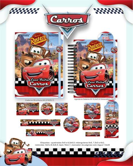Arquivo Digital Carros Disney Escolar 2026