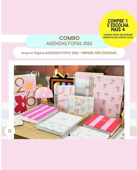 Arquivo Digital Coleção Agendas Fofas 2026