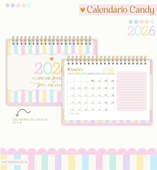 Arquivo Digital Coleção Calendários Candy 2026