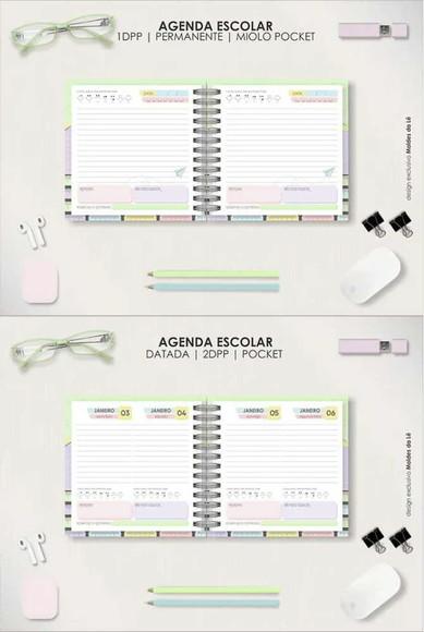 Arquivo Digital Combo Agendas Pocket Escolar 2026