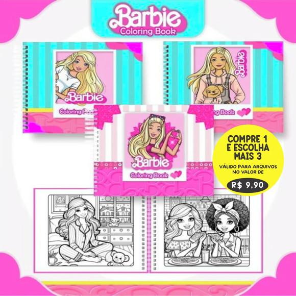 Arquivo Digital Livro de Colorir Barbie