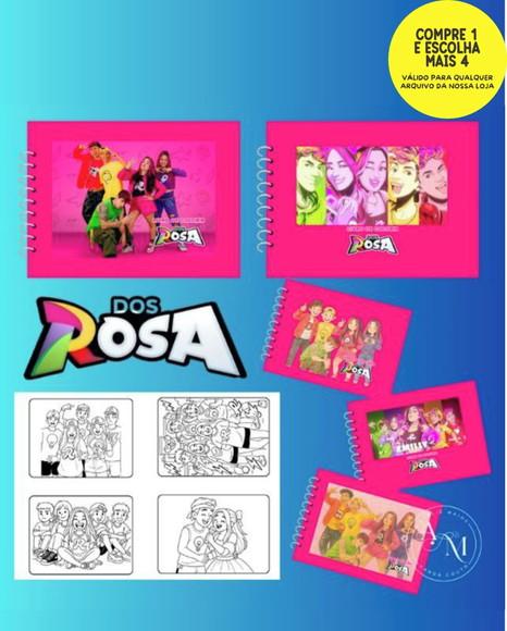 Arquivo Digital Livro de Colorir dos Rosa