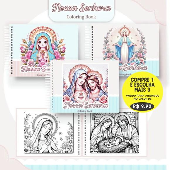Arquivo Digital Livro de Colorir Nossa Senhora