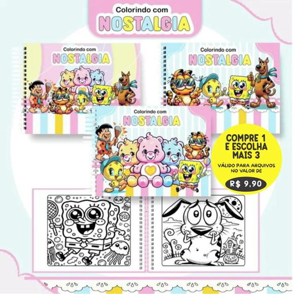 Arquivo Digital Livro de Colorir Nostalgia