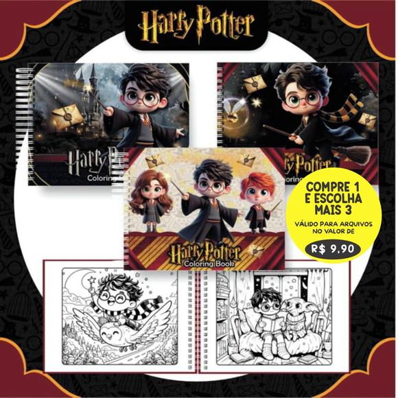 Arquivo Digital Livro de Colorir Harry Potter