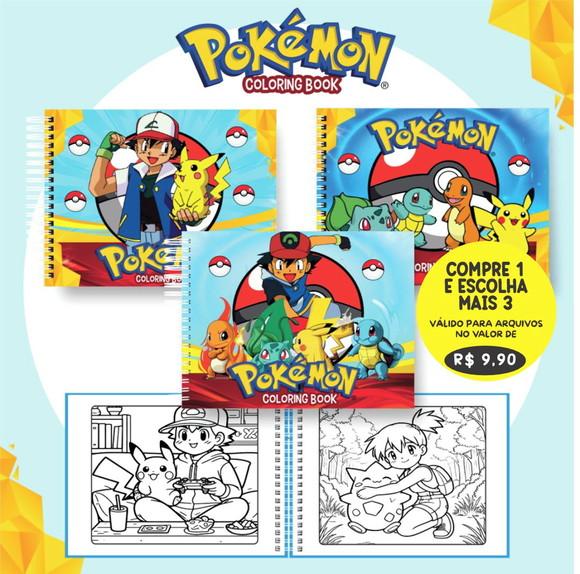 Arquivo Digital Livro de Colorir Pokemon