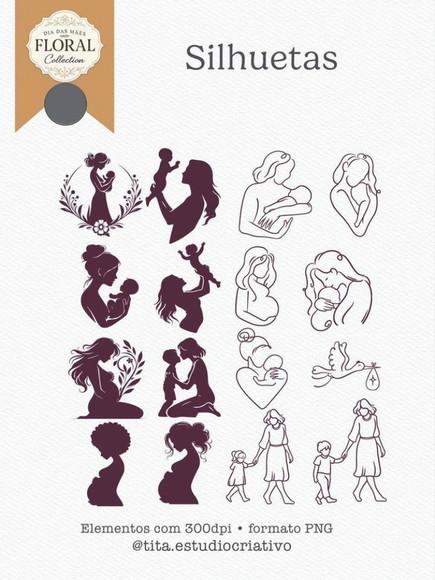 Arquivo Digital Mãe 2025 Combo Ilustrações e Papéis